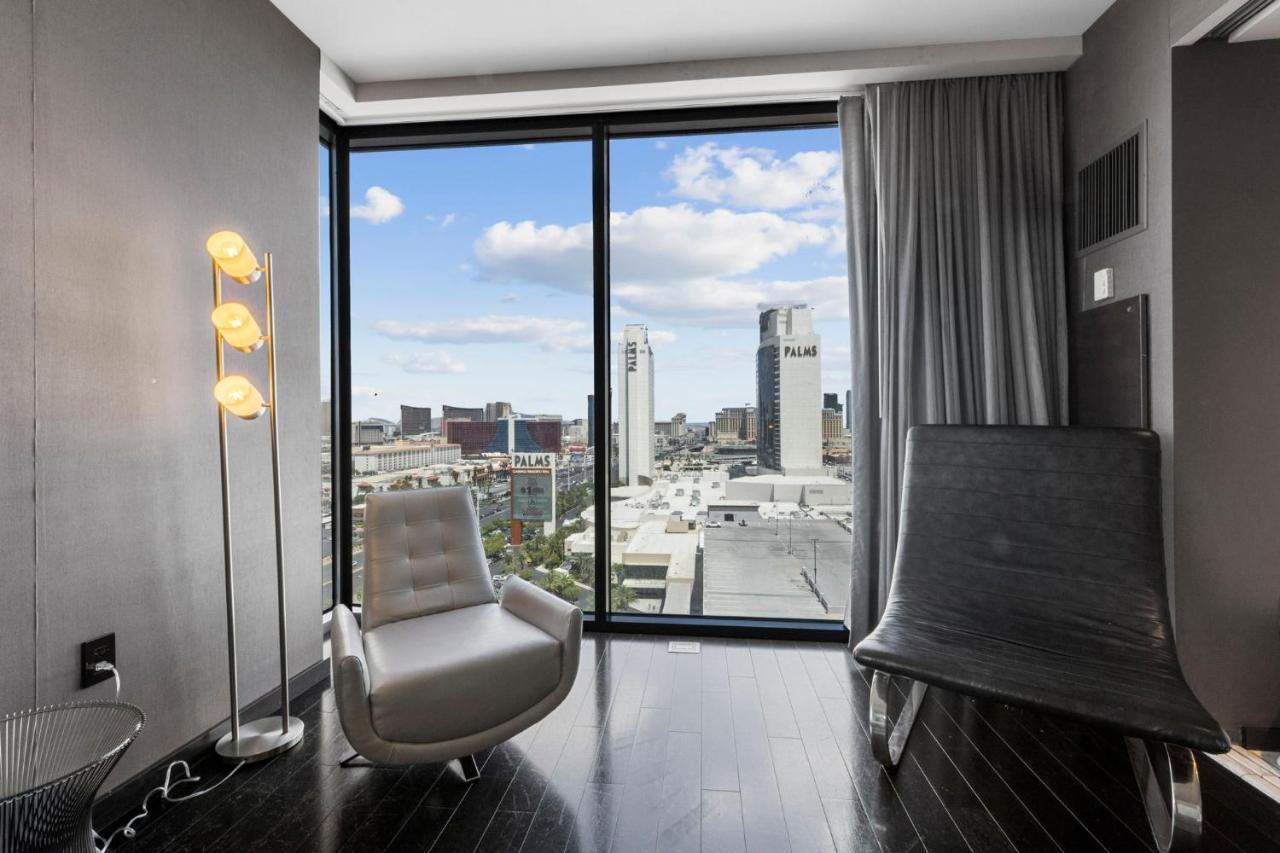 Huge Modern Luxury 17 Floor Panoramic Corner Suite With Open Balcony Las Vegas Exterior foto