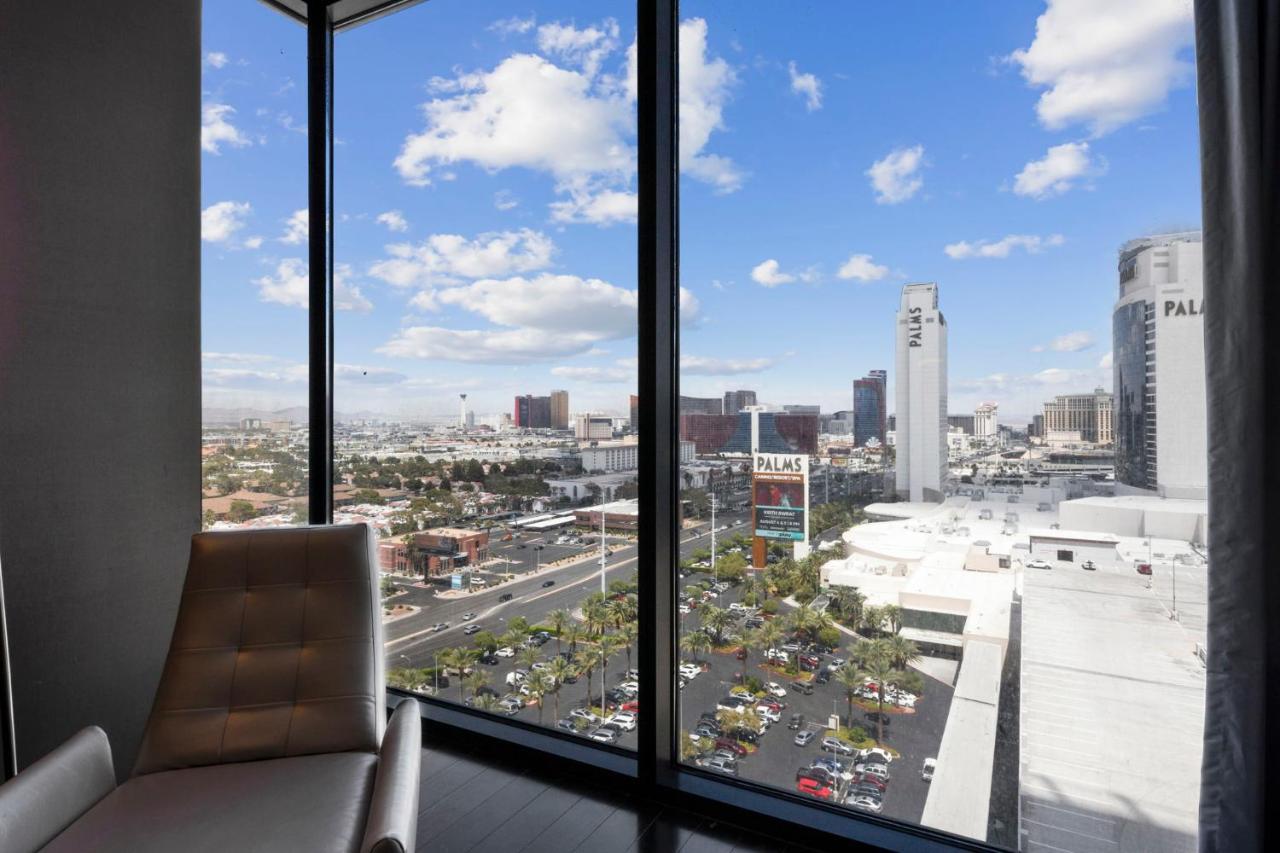 Huge Modern Luxury 17 Floor Panoramic Corner Suite With Open Balcony Las Vegas Exterior foto